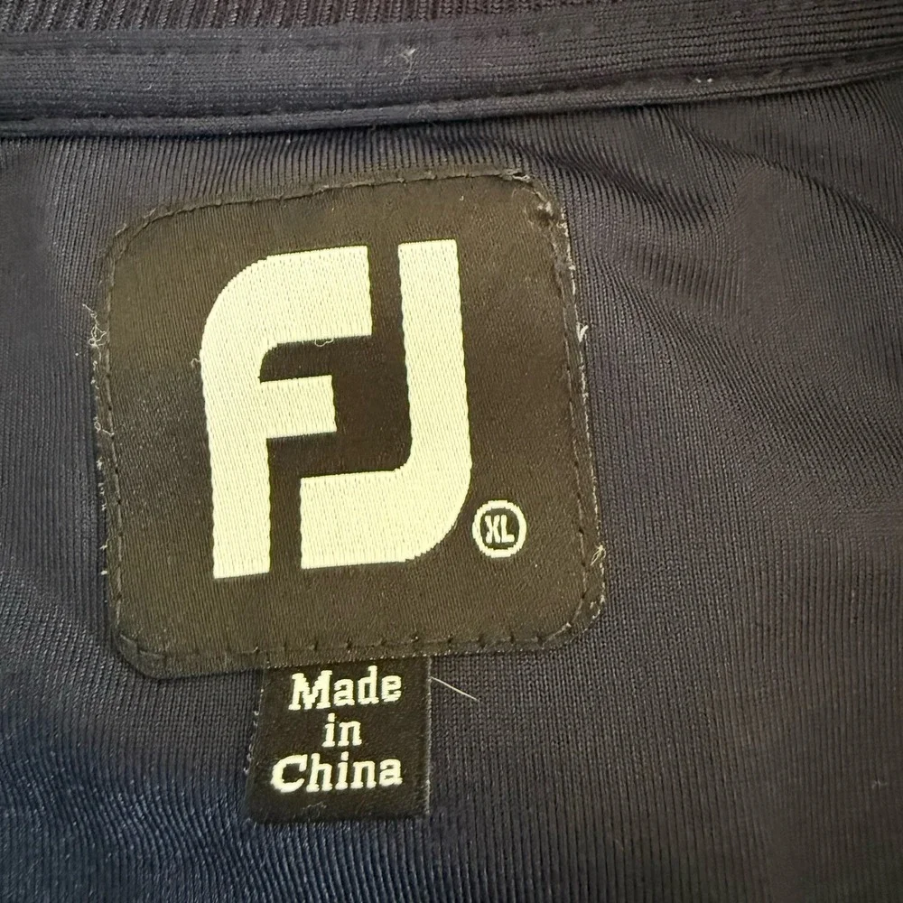 FootJoy Mens Langdon Farms‎ Golf Club Pullover Quarter Zip Performance Size XL
